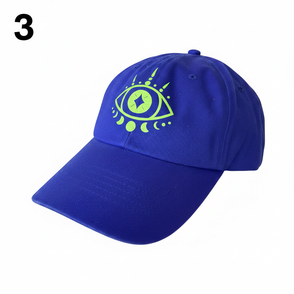 Silver Lined Baseball Caps