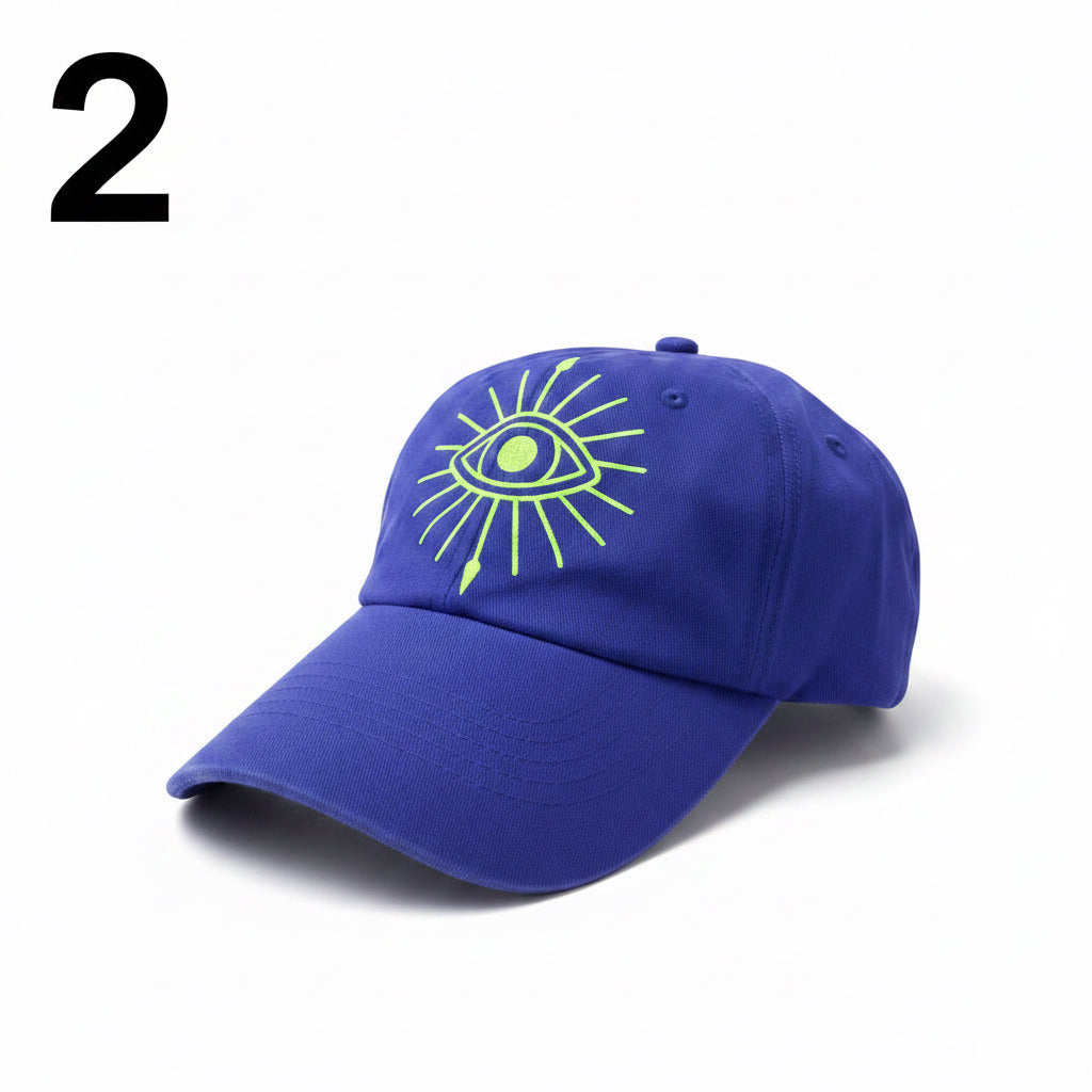 Silver Lined Baseball Caps