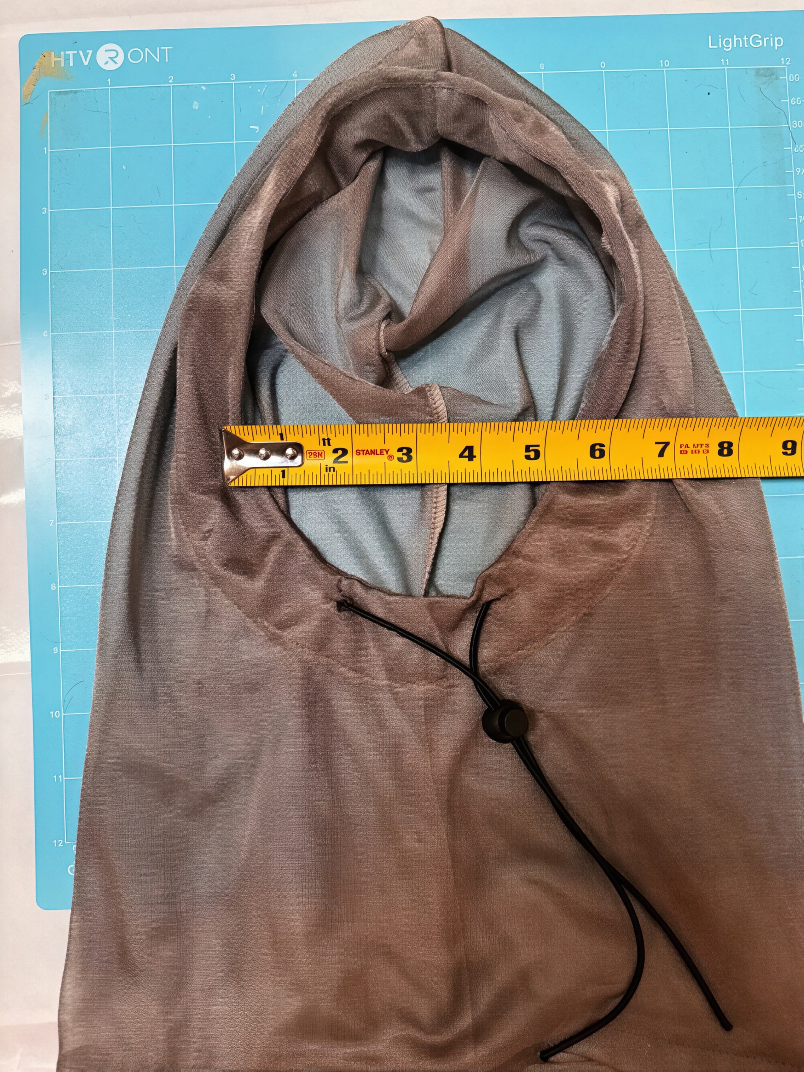 Silver Linings light weight Hood 5g WiFi emf blocking - 100% silver thread