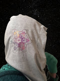 Metatrons Cube Faraday Silver Lining Hood Black drawstring (Copy)