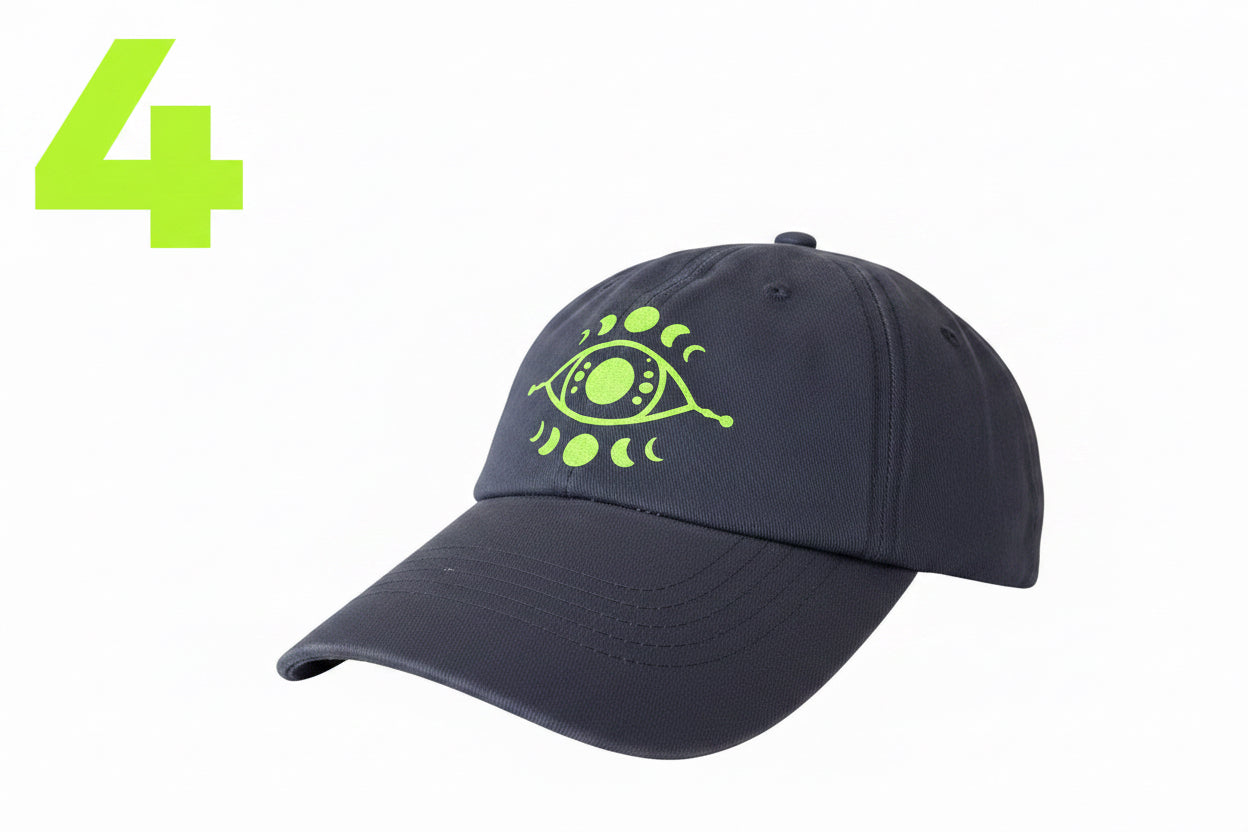 Silver Lined Baseball Caps