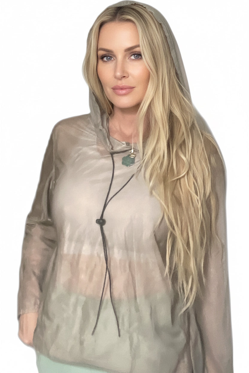 Silver Linings EMF Blocking Full Mesh Hoodie