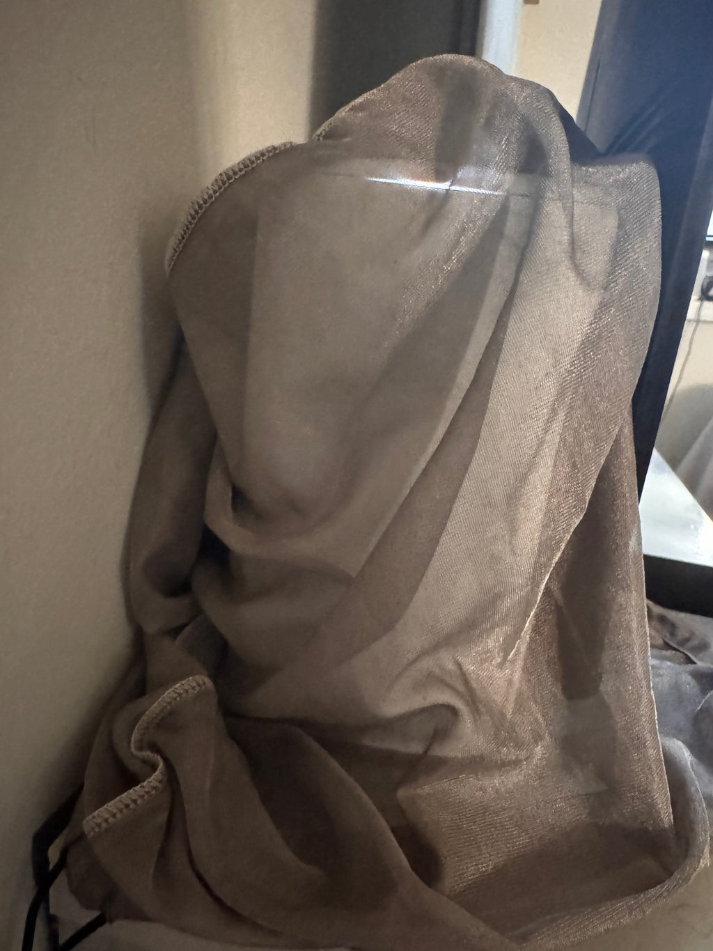 360 degree Silver Linings light weight Hood 5g WiFi emf blocking - 100% silver thread (Copy)