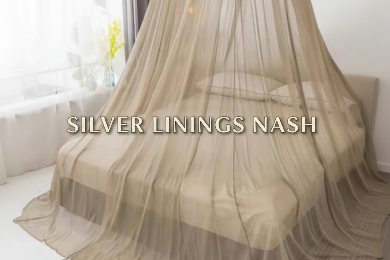 KING SIZE Faraday cage - real silver canopy!