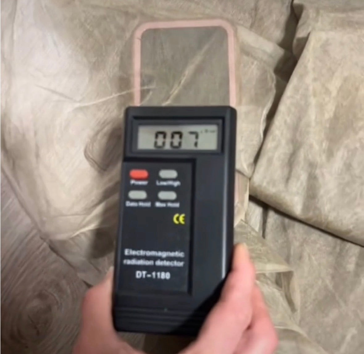 KING SIZE Faraday cage - real silver canopy!