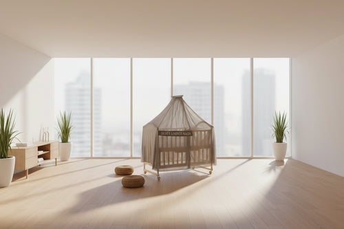 Baby Circular Type EMF Shielding Canopy Frequency Shield Net for CRIB Silver Linings Bed Canopy 5g Net Canopy for Bed